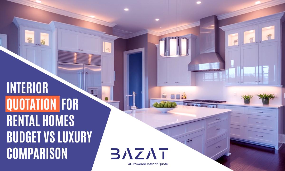 Interior Quotation For Rental Homes - Budget vs Luxury Comparison