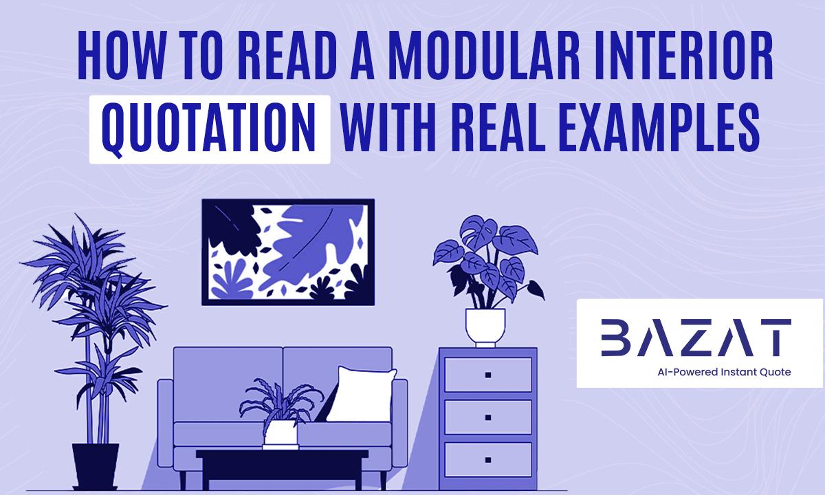 How to Understand a Modular Interior Quotation with Examples