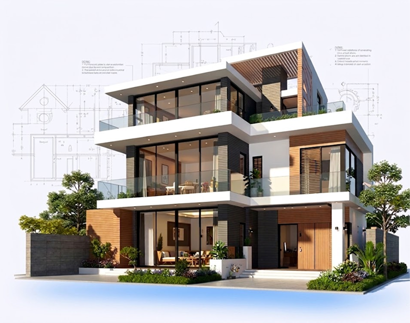 Dream home rendered by Buildora